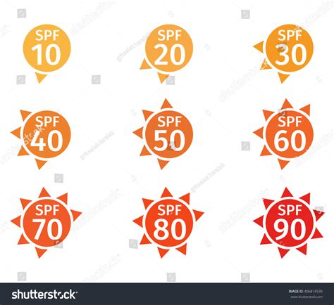 Spf 10 To 90 Logo , Vector - 406814539 : Shutterstock