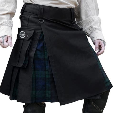 Generic Men Plain Tartan Utility Kilts Traditional Stag Party Kilt