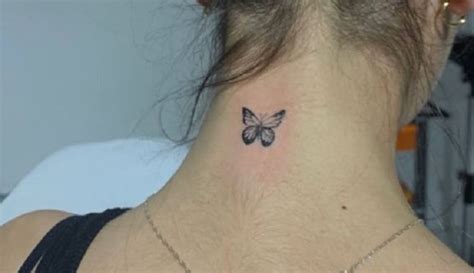 Tatuajes De Mariposas En La Nuca En Dise Os Incre Bles Tatuantes