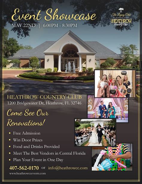 Event Showcase! — Heathrow Country Club Events