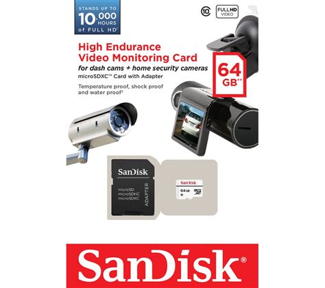 Sandisk High Endurance Video Monitoring Memory Card Gb Deals Pc