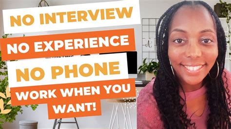 Work From Home Jobs Working From Home Interview Experience Phone