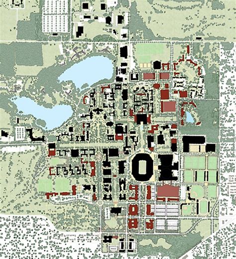 Univ Of Notre Dame Campus Map