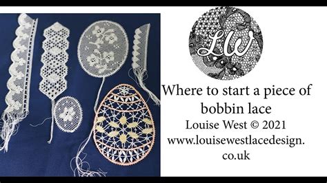 Where To Start On A Bobbin Lace Pattern YouTube