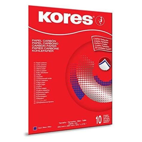 Kores Papier Carbone Din A Feuilles Bleu Cdiscount