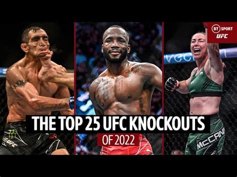 The Top 25 UFC Knockouts of 2022 | Edwards v Usman, Chandler v Ferguson ...