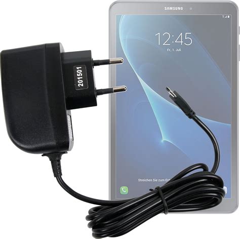 Duragadget Chargeur Secteur Prise Murale Pour Samsung Tab A