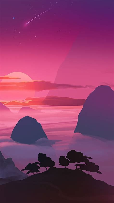 Sunset Cartoon Wallpapers - Wallpaper Cave