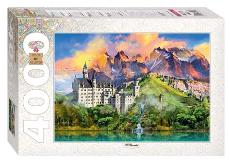 Puzzle Zamek Neuschwanstein 4 000 elementów Puzzle Mania pl