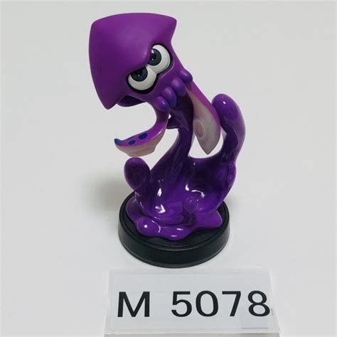 Yahooオークション M5078 中古 即決 Amiibo イカ ネオンパープル