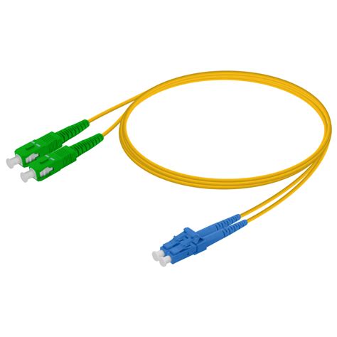 SC APC LC UPC Single Mode G657 A2 Duplex Patch Cord 2 0x4 1mm