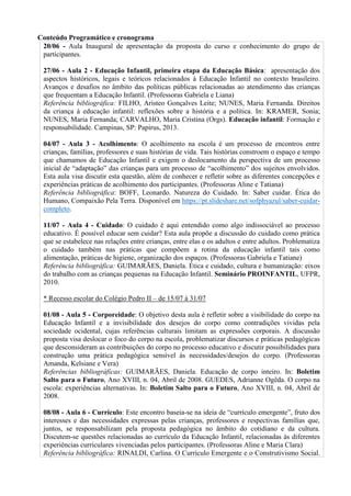 Texto Aula Ementa Do Curso Pdf