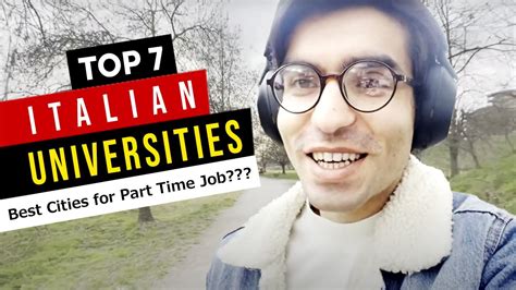 TOP 7 ITALIAN UNIVERSITIES PART TIME JOBS IN ITALY YouTube