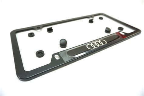 Audi Rings License Plate Frame Genuine Audi Zaw 071 801 Hdx9 Zaw 071 801 Hdx9 Zaw 071 801 Hdx9