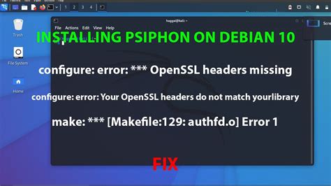 Debian Error Fix Configure Error Openssl Headers Missing Youtube