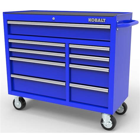 Kobalt 42 In W X 59 In H 13 Ball Bearing Steel Tool Chest Combo Blue