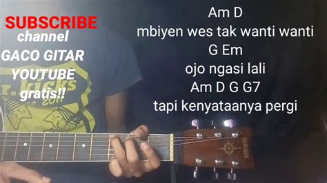 KUNCI GITAR KARTONYONO MEDOT JANJI MUDAH UNTUK PEMULA YouTube