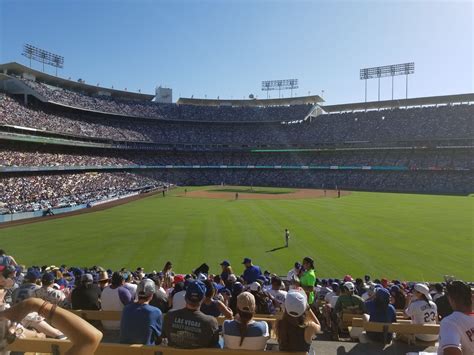 How to read the dodgers stadium map for your seats
