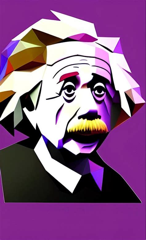 Albert Einstein - Pop Art Genius 03 Digital Art by Gerald Pfister - Fine Art America