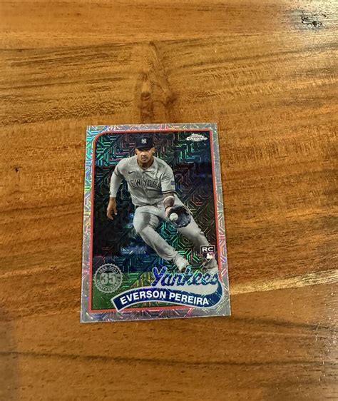 Everson Pereira Topps Silver Pack Chrome Mojo Refractor Rookie