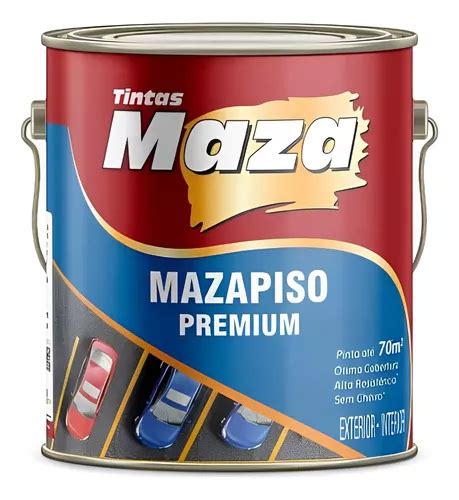 Tinta Pisos E Muros Super Resistência Premium Maza 3 6l MercadoLivre