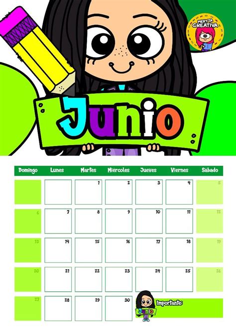 Pin De Beatriz Gallinar Mendez En Agendas Calendario Preescolar