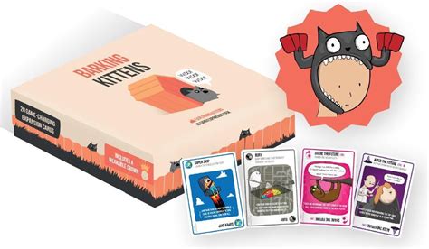 Exploding Kittens Barking Kittens Uitbreiding Engelstalig Kaartspel