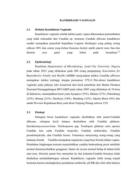 Kandidiasis Vaginalis Pdf