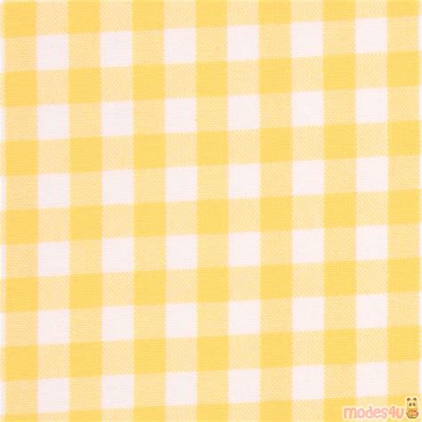 Yellow White Checkered Robert Kaufman Fabric Carolina Gingham Modes4u