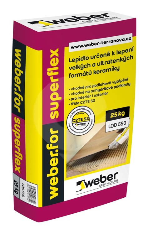 Lepidlo na obklady a dlažbu Weber for superflex Epicentrum Home s r o