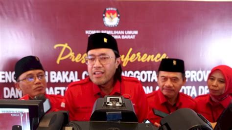 Pdip Jabar Daftarkan Bacaleg Ke Kpu Info Baik Media