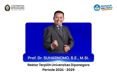 Mwa Menetapkan Prof Suharnomo Menjadi Rektor Terpilih Undip Periode