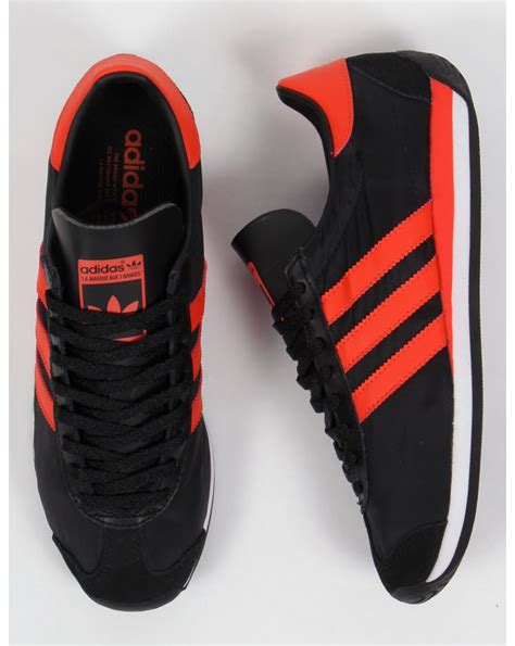 Adidas Country Og Trainers Blackorangeoriginalsshoesmenssneakers