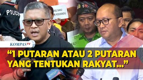 Respons Hasto Pdip Soal Tkn Prabowo Gibran Gaungkan Narasi Pemilu Satu