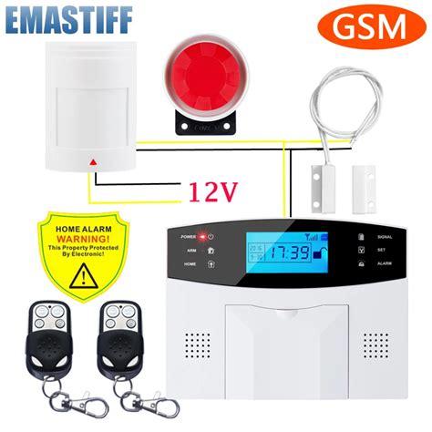 Sistema De Alarma GSM Detectores Inal Mbricos Y Con Cable Aplicaci N