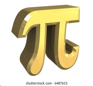 Pi Symbol Gold D Stock Illustration Shutterstock