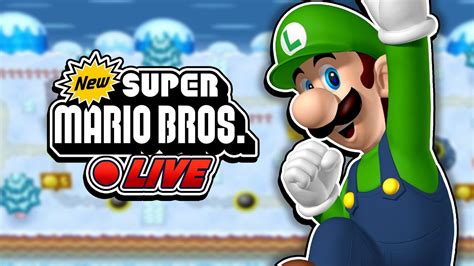 New Super Mario Bros Playthrough Live Youtube