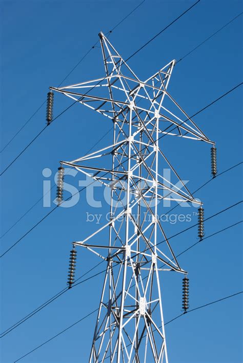 Transmission Line Tower Stock Photo Royalty Free Freeimages