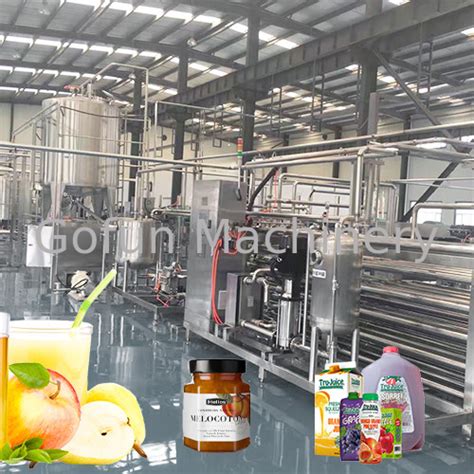 Sus L Apple Juice Processing Line Turnkey Processing Line