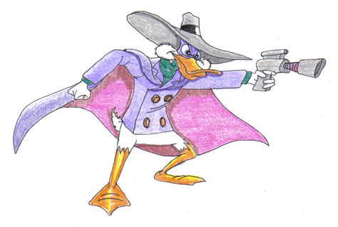 Angry Darkwing Aiming Gas Gun By Darkwing Fanart Central