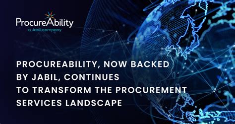 ProcureAbility Now Backed By Jabil