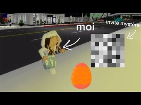 je fais la chasse aux oeufs avec un invité mystère sur roblox