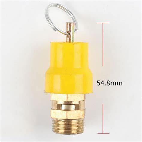 Yannee 1 4 3 8 1 2 For BSP Air Compressor Safety Relief Valve