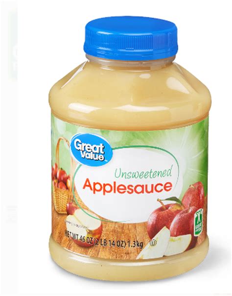 Unsweetened Applesauce (Any brand) - Food Library - Shibboleth!