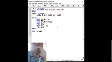 Assembly Language Hello World Tutorial Youtube