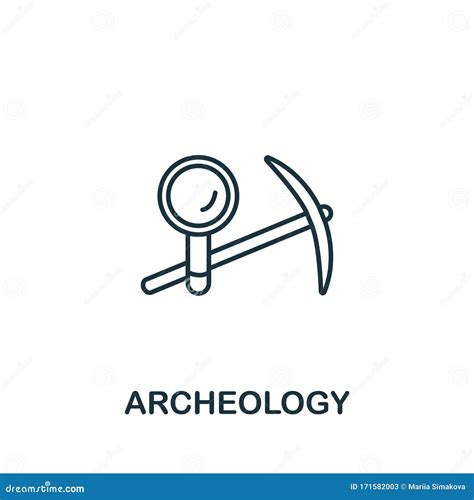 Archeology Icon From Science Collection Simple Line Element Archeology