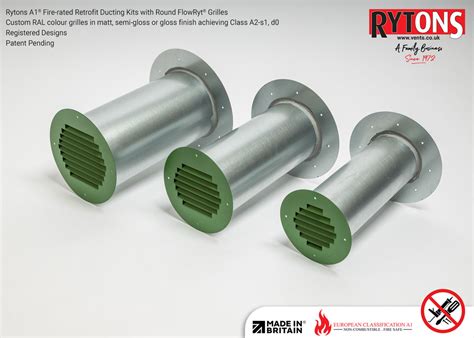 Rytons A1 Fire Rated Metal Ventilation Range Rytons Building Products