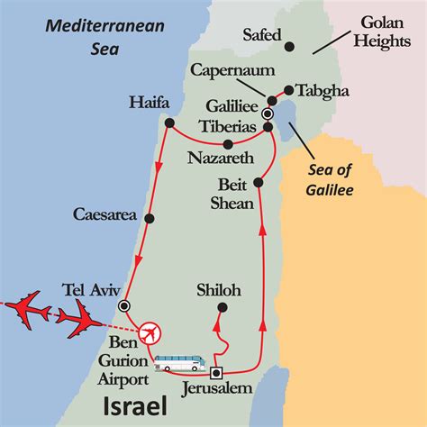 Shiloh Israel Map