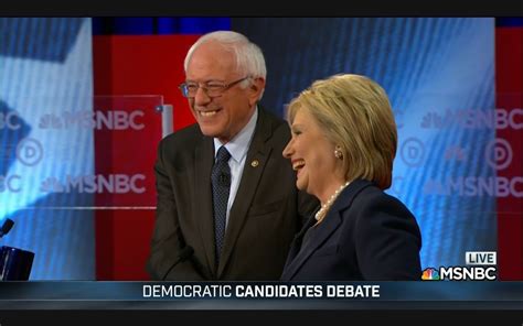 Smooth Move Democrats Hillary Clinton And Bernie Sanders To Debate In