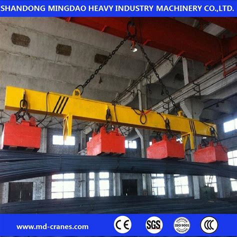 Lifting Workshop Equipment Electric Electromagnet Overhead Crane With